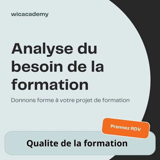 Analyse du besoin de la formation